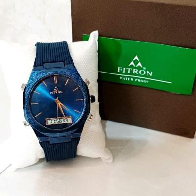 ساعت مردانه فیترون FITRON دوزمانه ژاپن میوتا اصل مدل 986