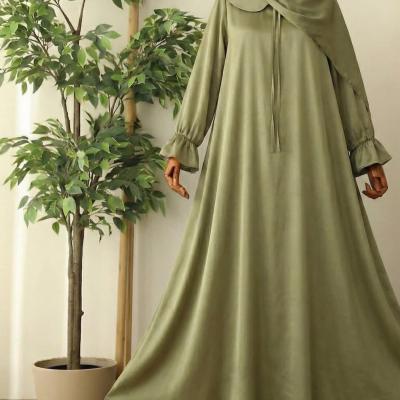 رویه زنانه کرپ مدل مانتو عبایی ساده شیک سایزبندی