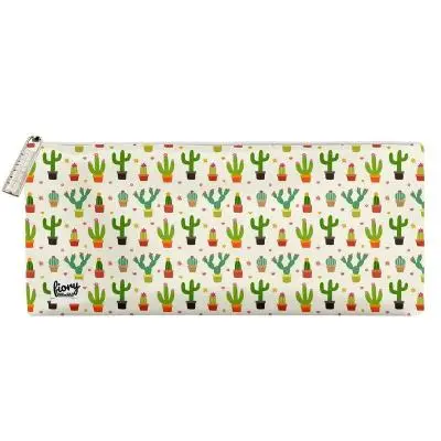 جامدادی تک زیپ مسترراد طرح کاکتوس