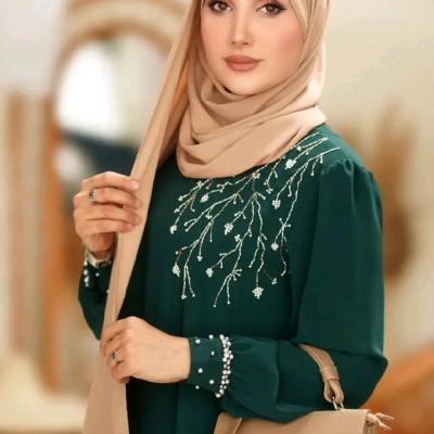 مانتو مجلسی کرپ الیزه درجه یک مدل عبا مجلسی با جنس الیزه گرم بالا