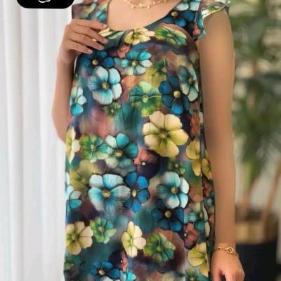 پیراهن ساحلی زنانه نخی مدل پیراهن نخی تایلندی-159875