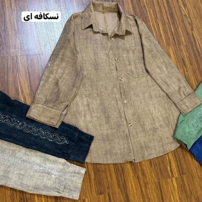 شومیز نگینی گازوئیلی ارسال رایگان شومیز نسکافه ای شومیز مشکی