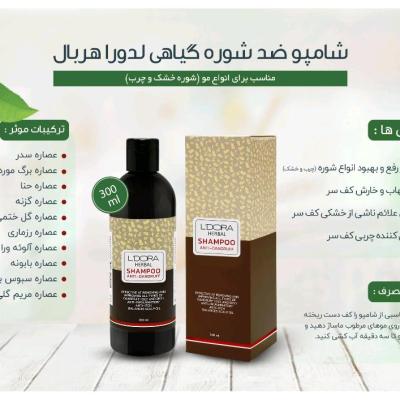 شامپو ضدشوره گیاهی لدورا هربال 300 میلی‌لیتر