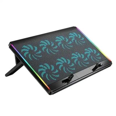 پایه خنک کننده لپ تاپ کول کلد CoolCold F4 | کول پد کم‌صدا و سبک
