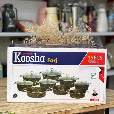 سرویس قابلمه ،سرویس قابلمه 15 پارچه ،ساخته شده از مرغوبترین مواد اولیه