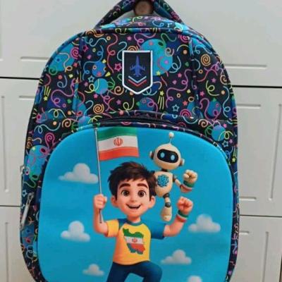 کوله پشتی مدرسه پسرانه جنس مخمل