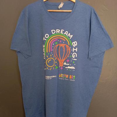 تیشرت اورسایز ابی روشن کد 52