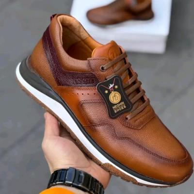 کفش اسپورت مردانه تمام چرم زیره ترمو مدل آنتونی