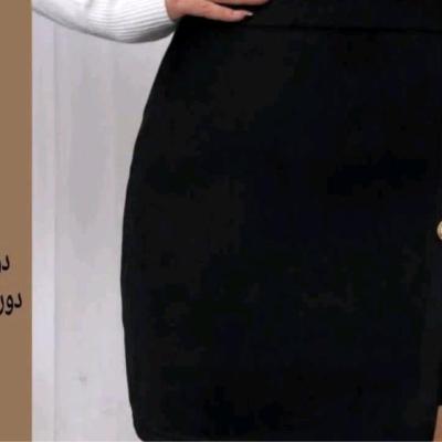 دامن کوتاه سایز بزرگ کد 498