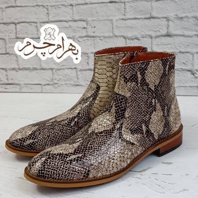 نیم بوت مردانه رسمی خاص چرم طبیعی آلپاین پوست ماری ترک