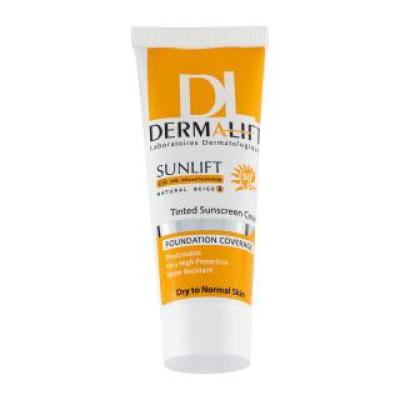 کرم ضد آفتاب رنگی شماره 02 درمالیفت با SPF50 مناسب پوست خشک و نرمال حجم 40 میلی لیتر
