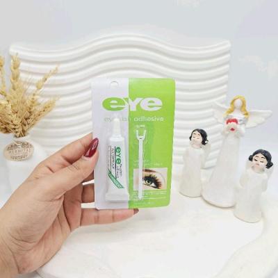 چسپ مژه EYE کارتن سبز به همراه قاشقک