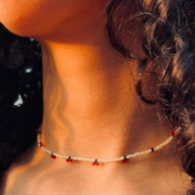 گردنبند دخترانه طرح گیلاس