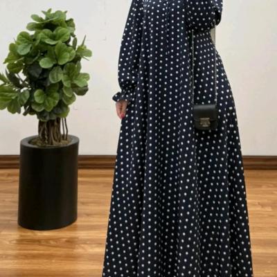 مانتوپیراهن سوپرکلوش کرپ الیزه خالخالی