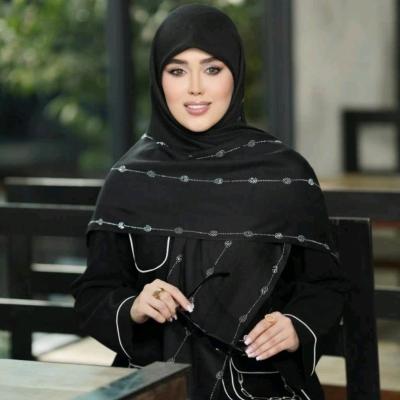 روسری سیااسکارف نگینی مشکی
