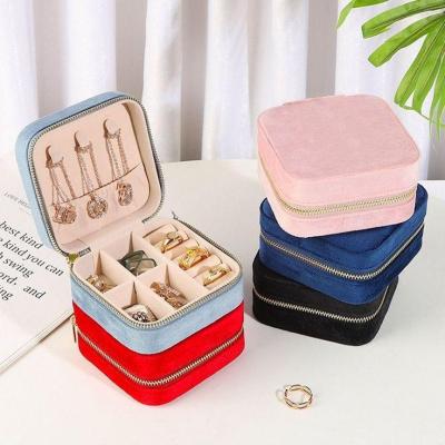 کیف جواهرات مسافرتی مخمل باکیفیت