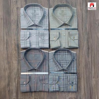 پیراهن مردانه کلاسیک جعبه ای چهارخانه 2XL-3XL