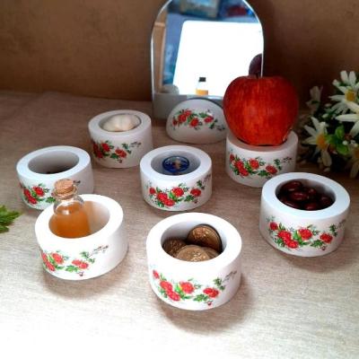 ست هفت سین کاسه ای گل سرخی