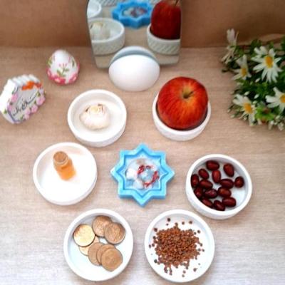ست هفت سین کاسه طرح لوزی