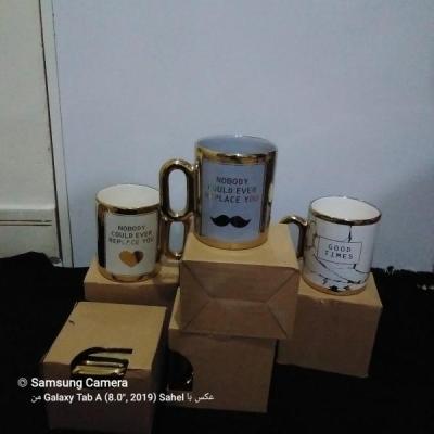 ماگ زیبا با طرح انگیزشی طلایی