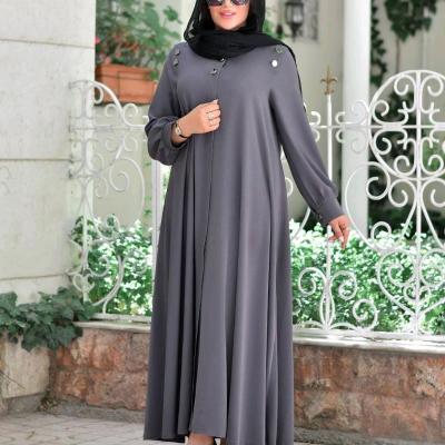 پیراهن زنانه کرپ مدل عبایی