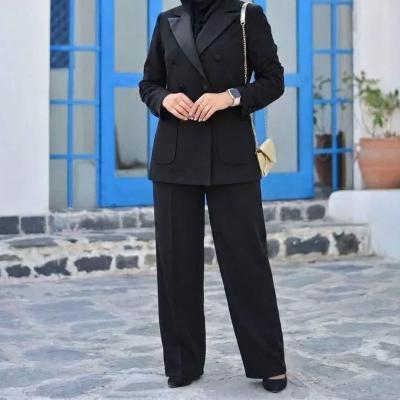 کت و شلوار زنانه کد 7660 سایز بزرگ