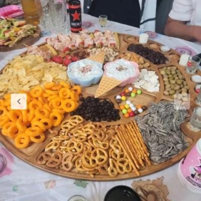 میزمزه خوری چرخشی،(مزه خوری بزرگ)،شات خوری چوبی بزرگ