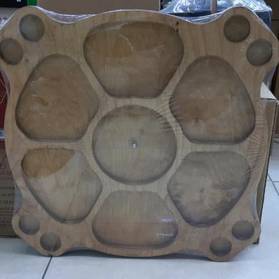 مزه خوری(شات خوری)چرخشی،میز مزه چوبی چرخشی