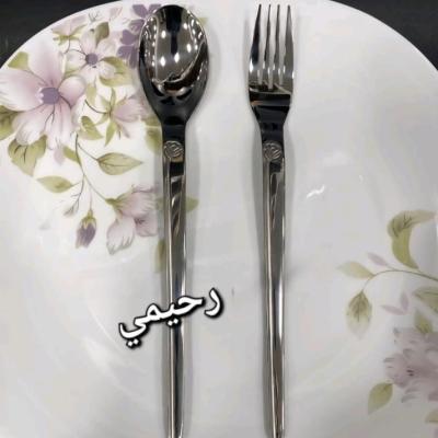 سرویس قاشق و چنگال 24نفره 120پارچه یونیک خاص و شیک نقره ای