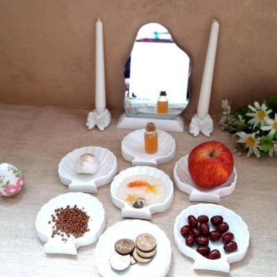 ست هفت سین صدفی تخت با تنگ جاودان رزینی