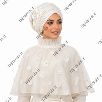 یقه حجاب پروانه