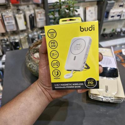 پاوربانک10هزاروایرلس چندکاره budi pb806w+گارانتی18ماهه شرکتی