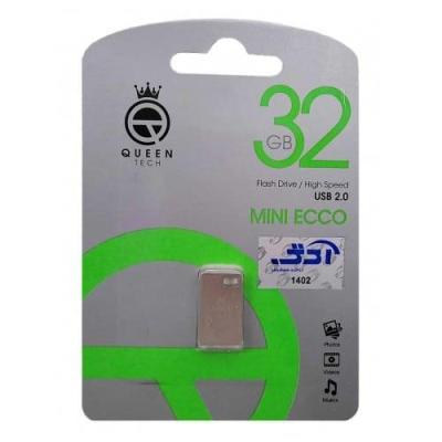 فلش مموری کویین تک مدل Mini Ecco ظرفیت 32 گیگابایت USB 2.0
