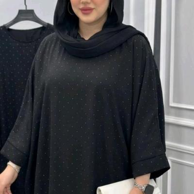 مانتو عبایی نگیندار