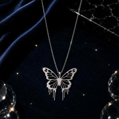 گردنبند استیل پروانه