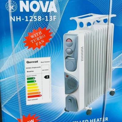 شوفاژ نوا 13پره فن‌دار مدل NH-1258-1 خرید از آنلاین شاپ لیان پس کرایه