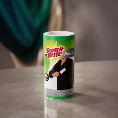 پرزگیر لباس چسبی 30 برگی اورجینال برند Scotch-Brite چسبندگی فوق‌العاده قوی برای تمیزی فوری لباس