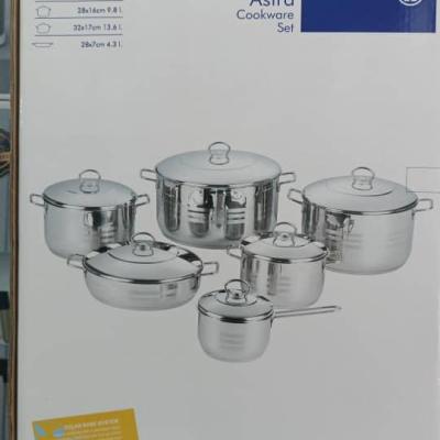 سرویس قابلمه کرکماز 12پارچه آسترا ترکیه اصل (هزینه ارسال پس کرایه))