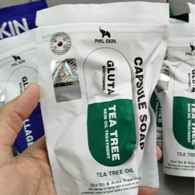 صابون کپسولی گلوتاتیون رایحه درخت چای ضد جوش و درمان آکنه
