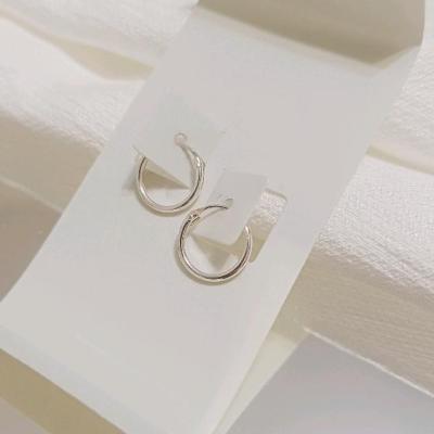 گوشواره حلقه ای نقره 925 وارداتی