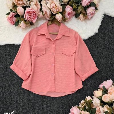 شومیز باکسی طرح جیب