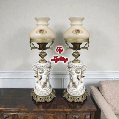 آباژور چراغ رومیزی طرح سه فرشته مدل ایتالیایی(جفت)