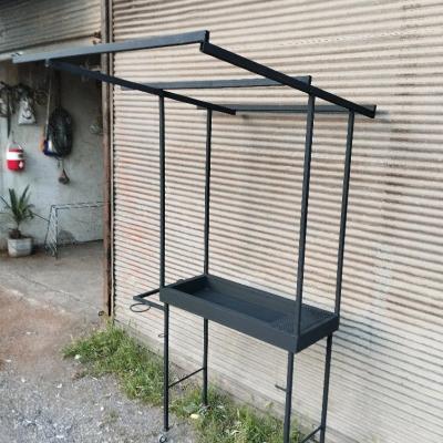 منقل کباب ذغالی ورق ضخیم صنعتی مسقف درجه یک