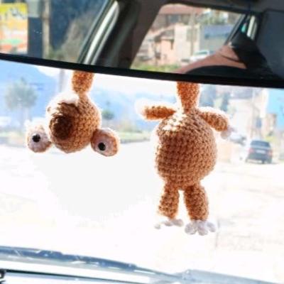 سید گردن دراز آویز فانتزی عروسک بافتنی