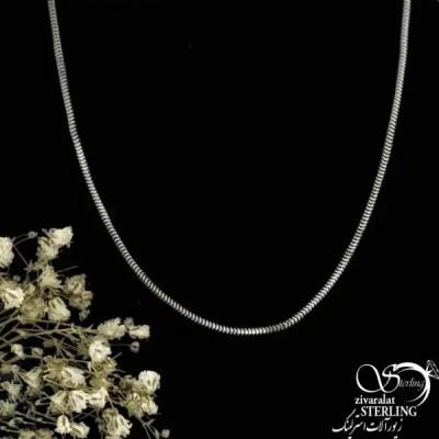 زنجیر نقره 925عیار ساخت ایتالیا کد 21377