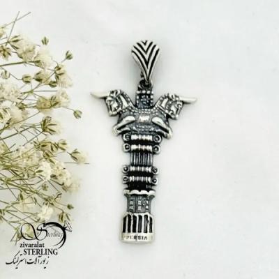 پلاک 925 عیار طرح تخت جمشید کد 20604