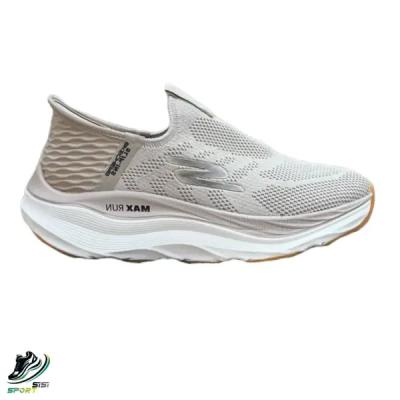 کفش اسکیچرز بدون بند Max Run کرمی مردانه