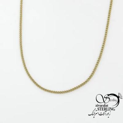 گردنبند (زنجیر) استیل کارتیر ظریف کد 18461
