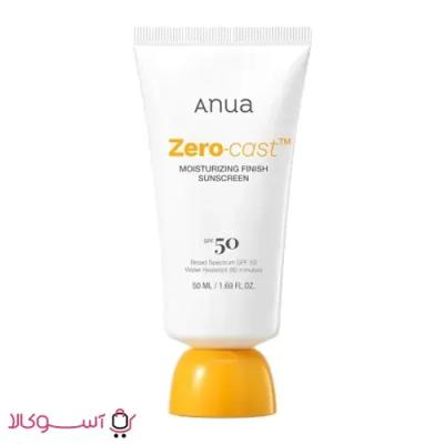ضد آفتاب مرطوب کننده آنوا مدل ZERO-CAST حجم 50 میل