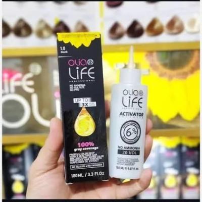 رنگ مو بدون آمونیاک اولیا لایف سری طبیعی شماره 6.2 (Olia Life)حجم 100